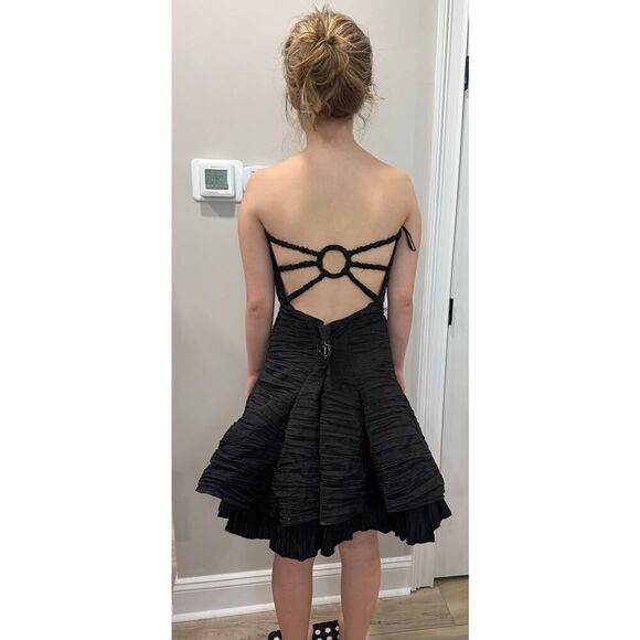 Vintage Y2K Jessica McClintock Dress Prom Formal Cut-Out Back Homecoming Sz 10 - Picture 1 of 11